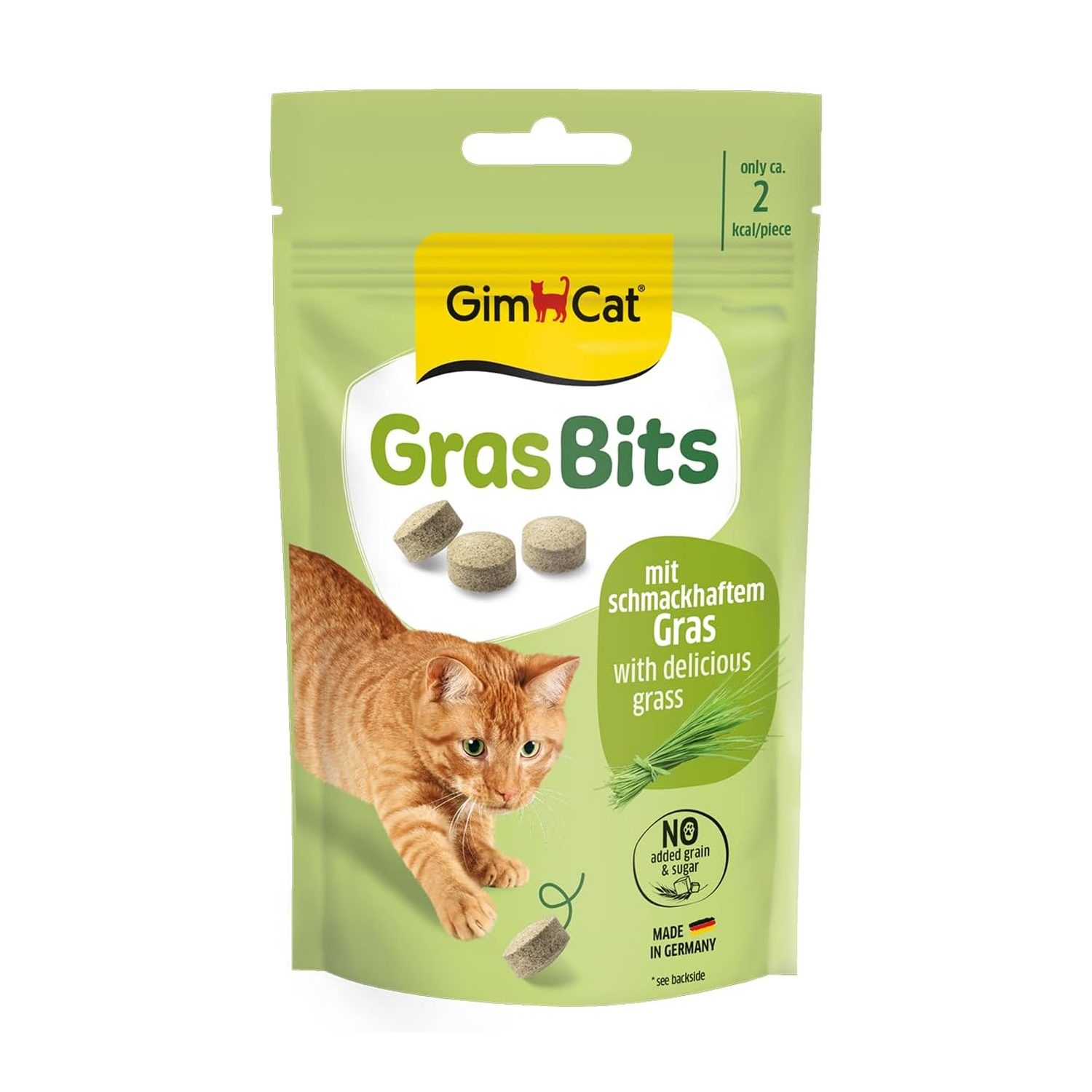Вітаміни для кішок GimCat GrasBits з травою, 40 г